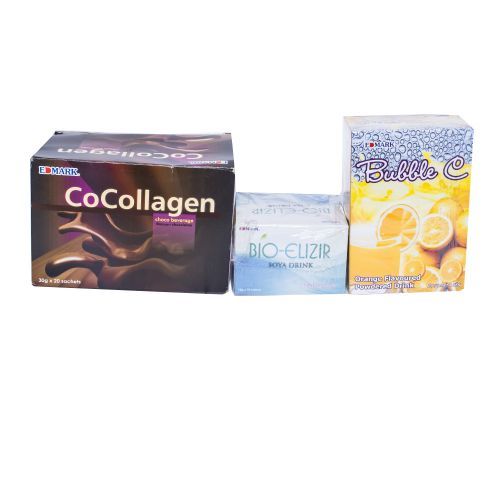 Beauty Pack Package (2 Bio Elixir, 1 Bubble C, 1 Cocollagen Free 1 Bio-Elixir)